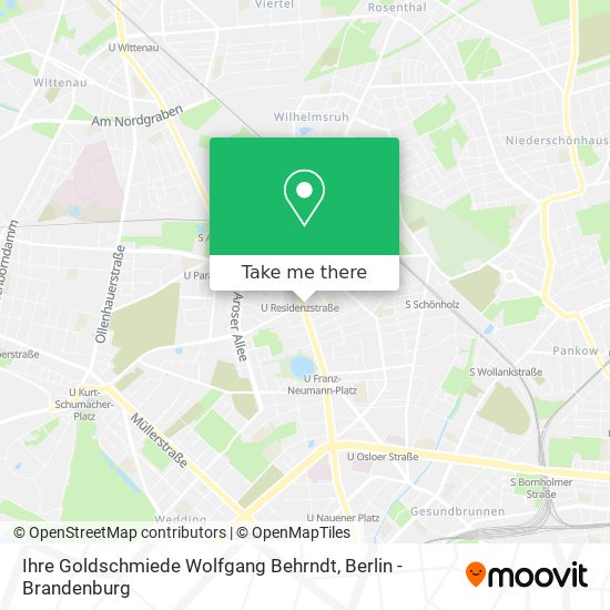 Карта Ihre Goldschmiede Wolfgang Behrndt
