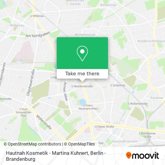 Hautnah Kosmetik - Martina Kuhnert map