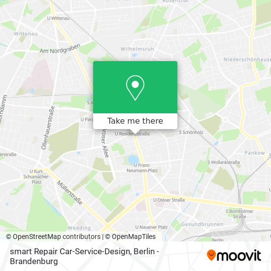 smart Repair Car-Service-Design map