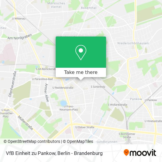 VfB Einheit zu Pankow map