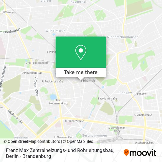 Карта Frenz Max Zentralheizungs- und Rohrleitungsbau