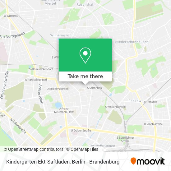 Карта Kindergarten Ekt-Saftladen