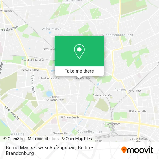 Карта Bernd Maniszewski Aufzugsbau