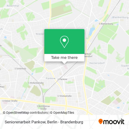 Seniorenarbeit Pankow map