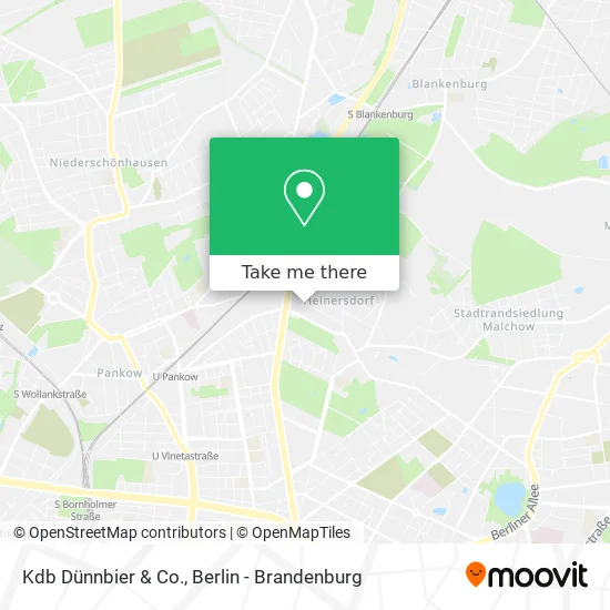 Карта Kdb Dünnbier & Co.