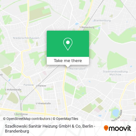 Карта Szadkowski Sanitär Heizung GmbH & Co