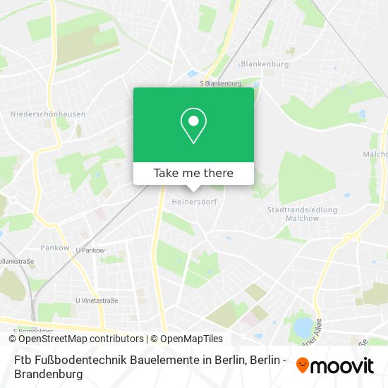 Ftb Fußbodentechnik Bauelemente in Berlin map