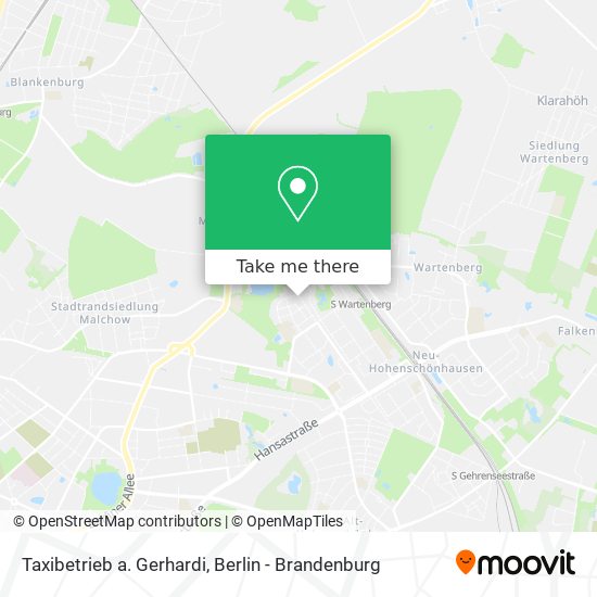 Taxibetrieb a. Gerhardi map