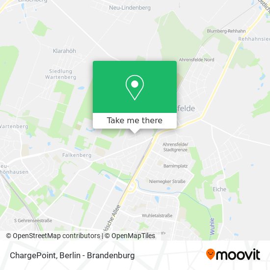 ChargePoint map