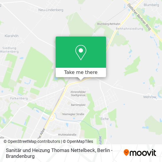 Sanitär und Heizung Thomas Nettelbeck map