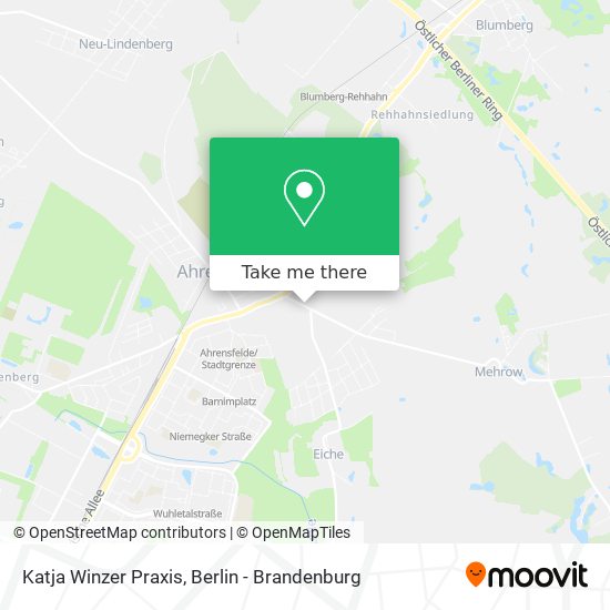 Katja Winzer Praxis map