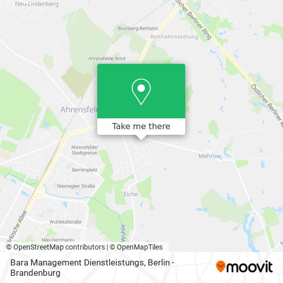 Bara Management Dienstleistungs map