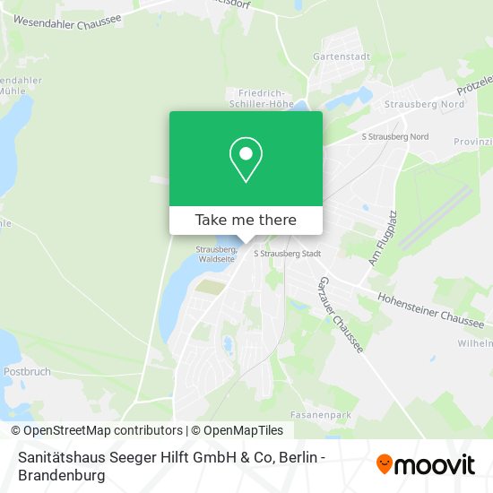 Sanitätshaus Seeger Hilft GmbH & Co map