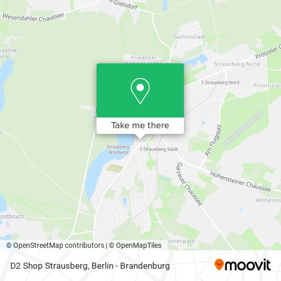 D2 Shop Strausberg map