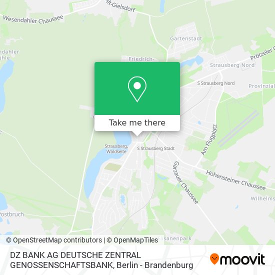 DZ BANK AG DEUTSCHE ZENTRAL GENOSSENSCHAFTSBANK map