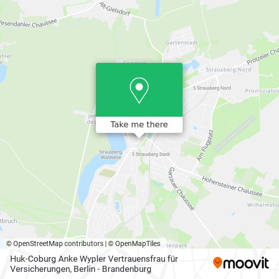 Huk-Coburg Anke Wypler Vertrauensfrau für Versicherungen map