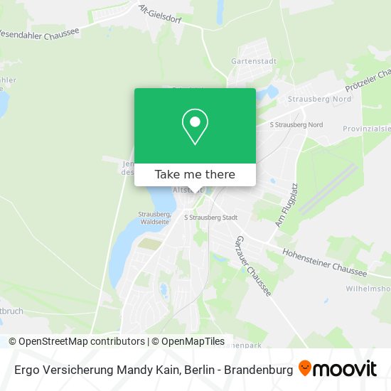 Ergo Versicherung Mandy Kain map