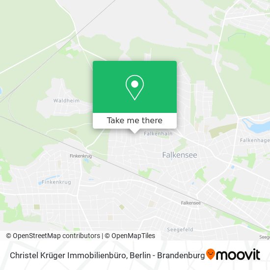 Christel Krüger Immobilienbüro map