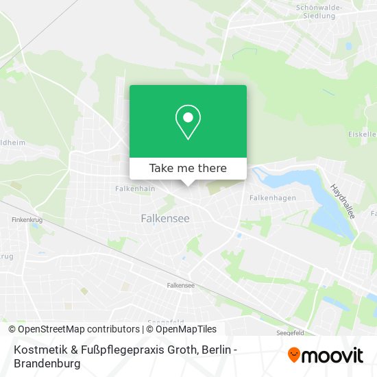 Карта Kostmetik & Fußpflegepraxis Groth