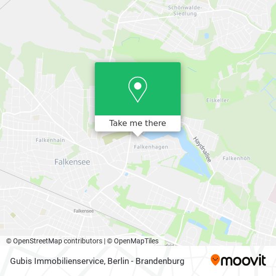 Gubis Immobilienservice map