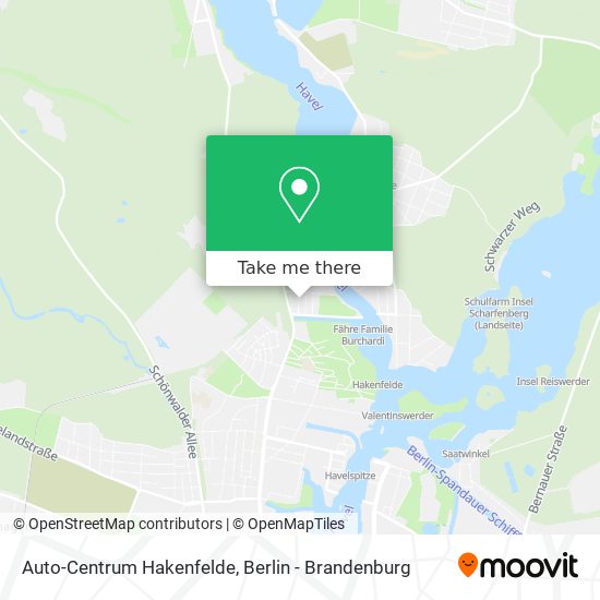 Auto-Centrum Hakenfelde map