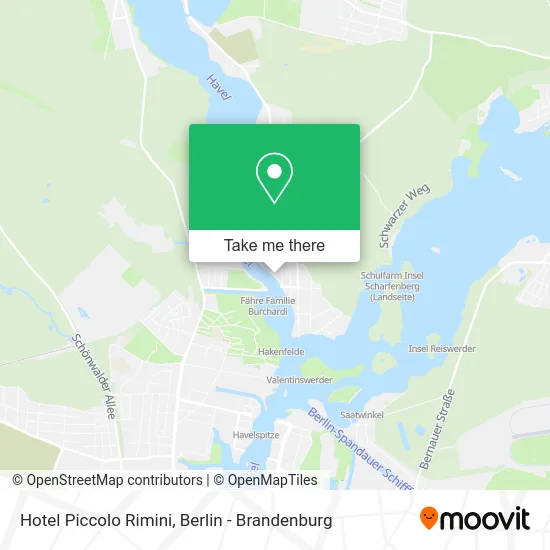 Hotel Piccolo Rimini map