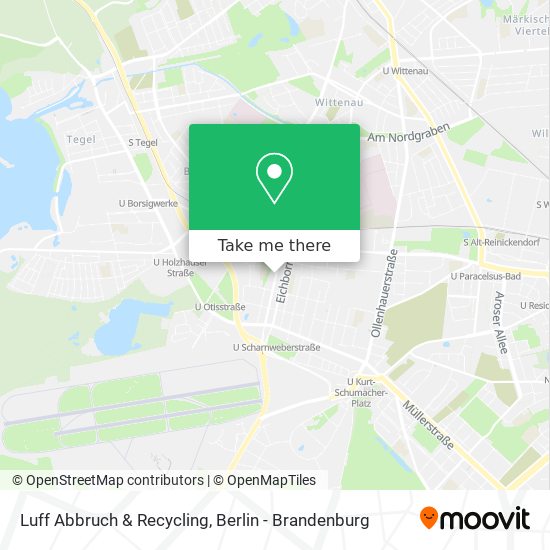 Luff Abbruch & Recycling map