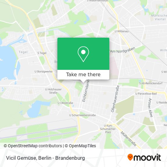 Vicil Gemüse map