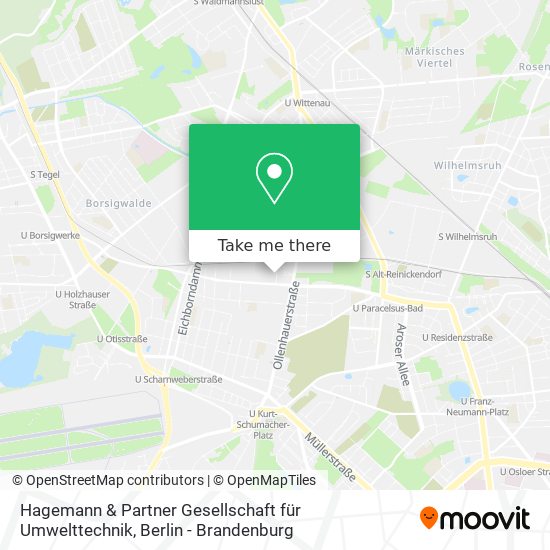 Hagemann & Partner Gesellschaft für Umwelttechnik map