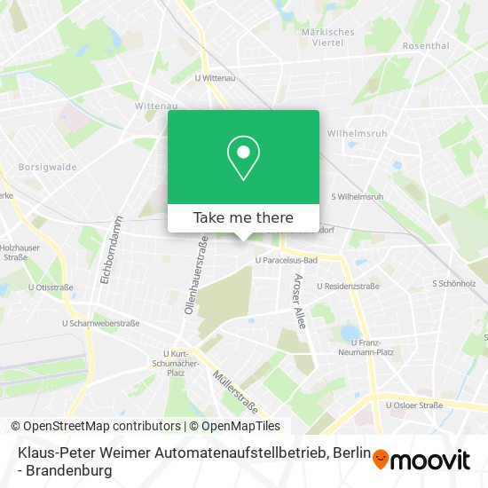 Карта Klaus-Peter Weimer Automatenaufstellbetrieb