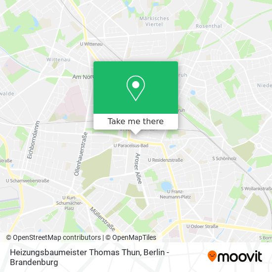 Карта Heizungsbaumeister Thomas Thun