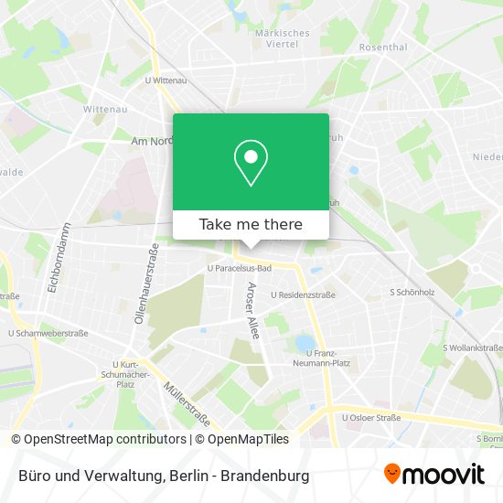 Büro und Verwaltung map