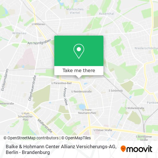 Balke & Hohmann Center Allianz Versicherungs-AG map