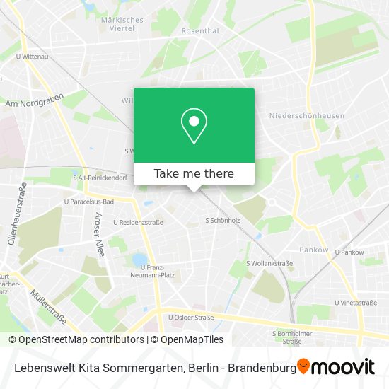 Lebenswelt Kita Sommergarten map