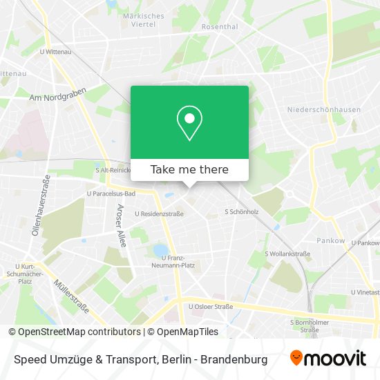 Карта Speed Umzüge & Transport