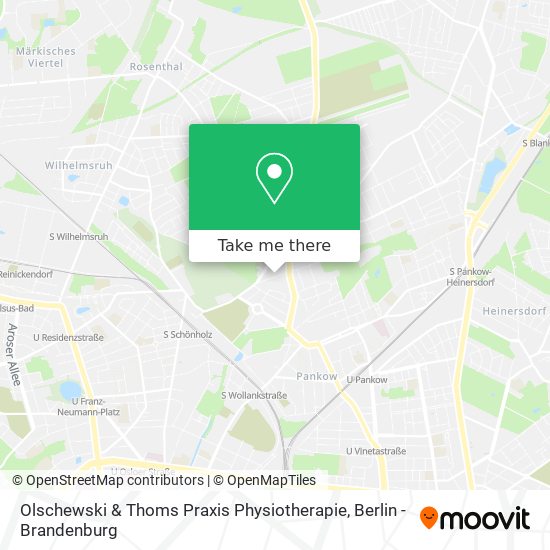 Olschewski & Thoms Praxis Physiotherapie map