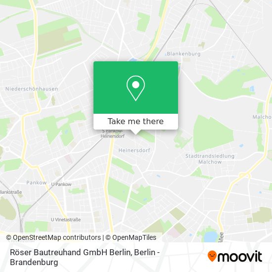 Röser Bautreuhand GmbH Berlin map