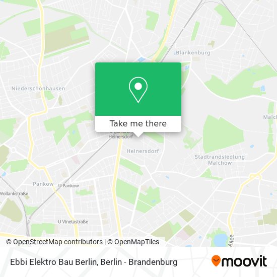 Ebbi Elektro Bau Berlin map