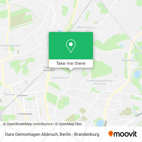 Dare Demontagen Abbruch map