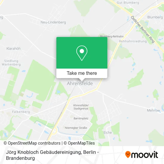 Карта Jörg Knobloch Gebäudereinigung