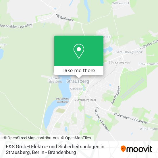 E&S GmbH Elektro- und Sicherheitsanlagen in Strausberg map