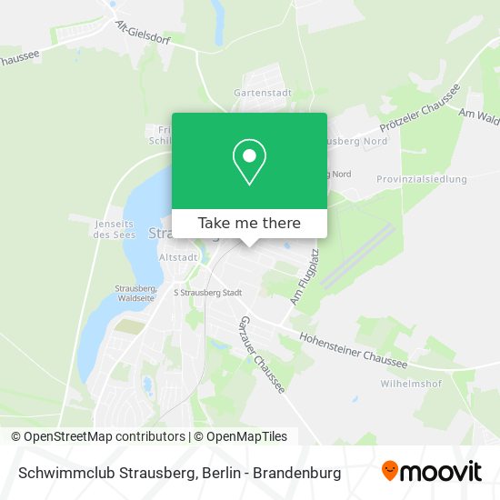 Schwimmclub Strausberg map