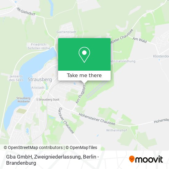 Gba GmbH, Zweigniederlassung map