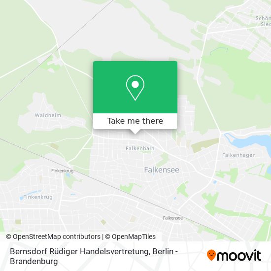 Карта Bernsdorf Rüdiger Handelsvertretung