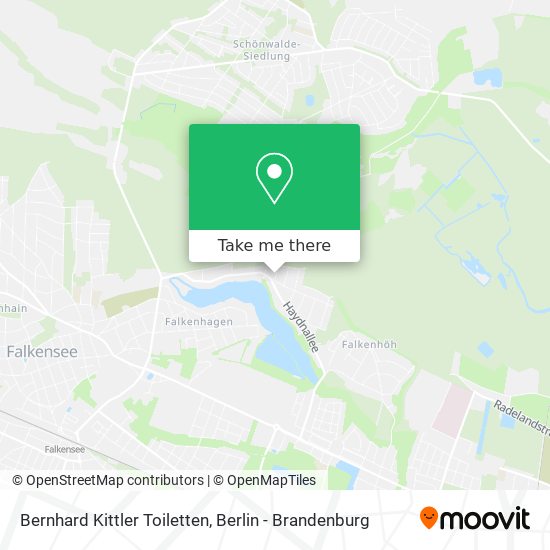 Bernhard Kittler Toiletten map