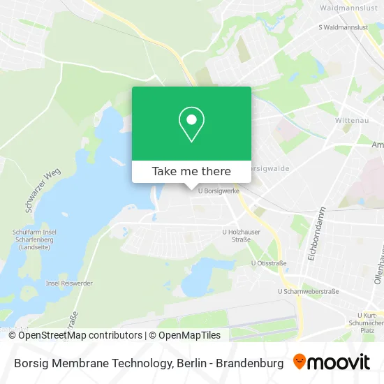 Карта Borsig Membrane Technology