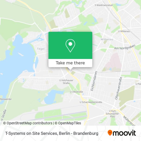 T-Systems on Site Services map