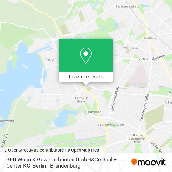 BEB Wohn & Gewerbebauten GmbH&Co Saale-Center KG map