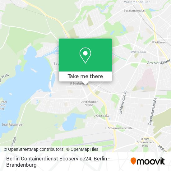 Berlin Containerdienst Ecoservice24 map