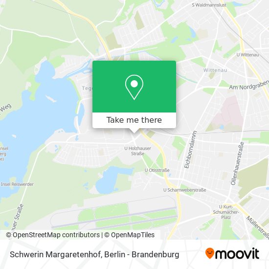 Schwerin Margaretenhof map